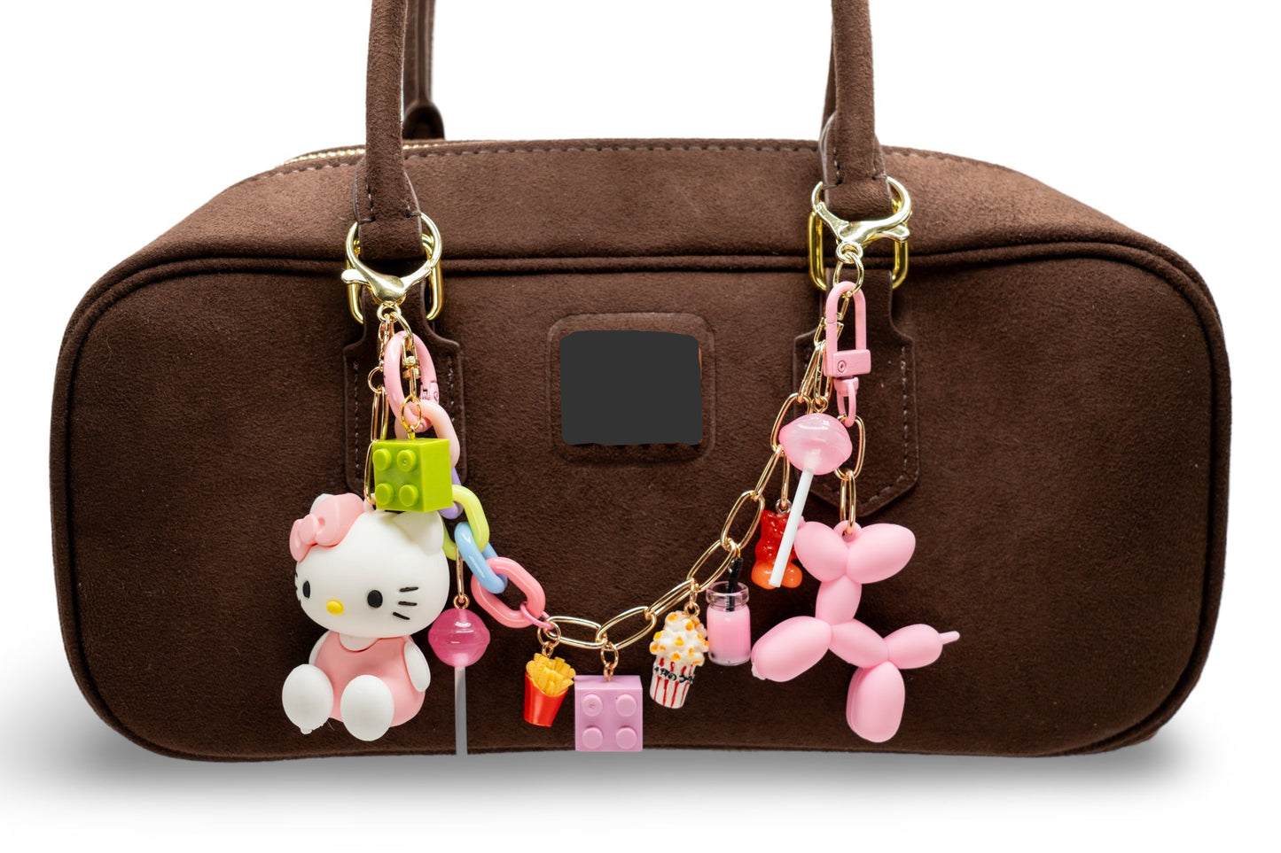 Custom Made Bag Chain Charms - Pink Sunday