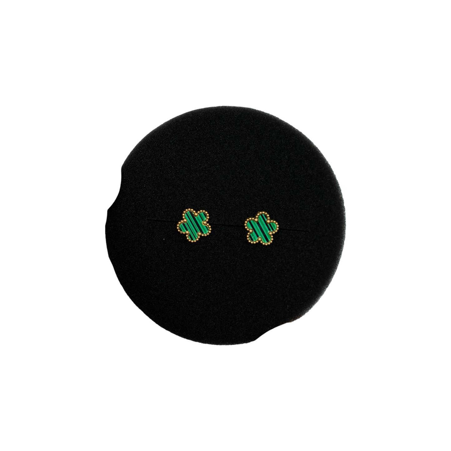 Earrings Five-Leaf Clover Flower