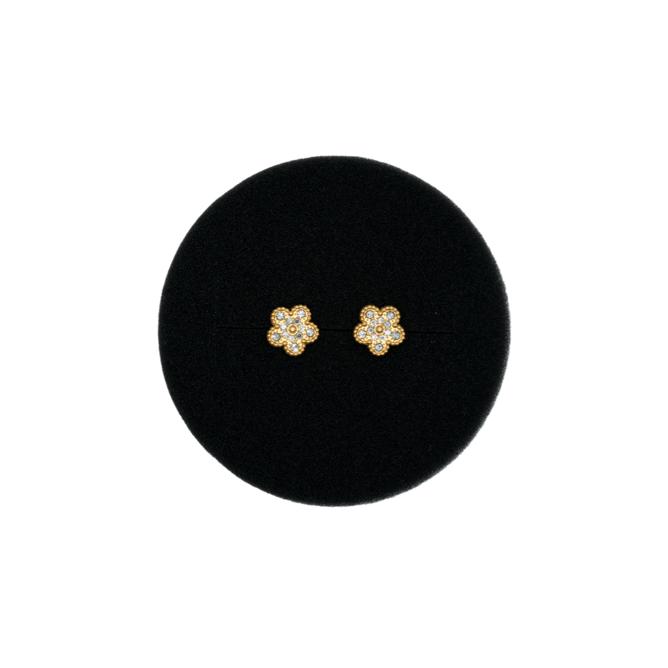 Earrings Five-Leaf Clover Flower