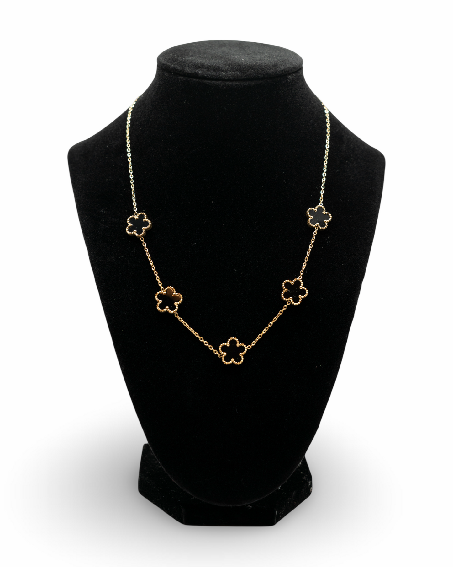 Necklace Five-Leaf Clover Flower