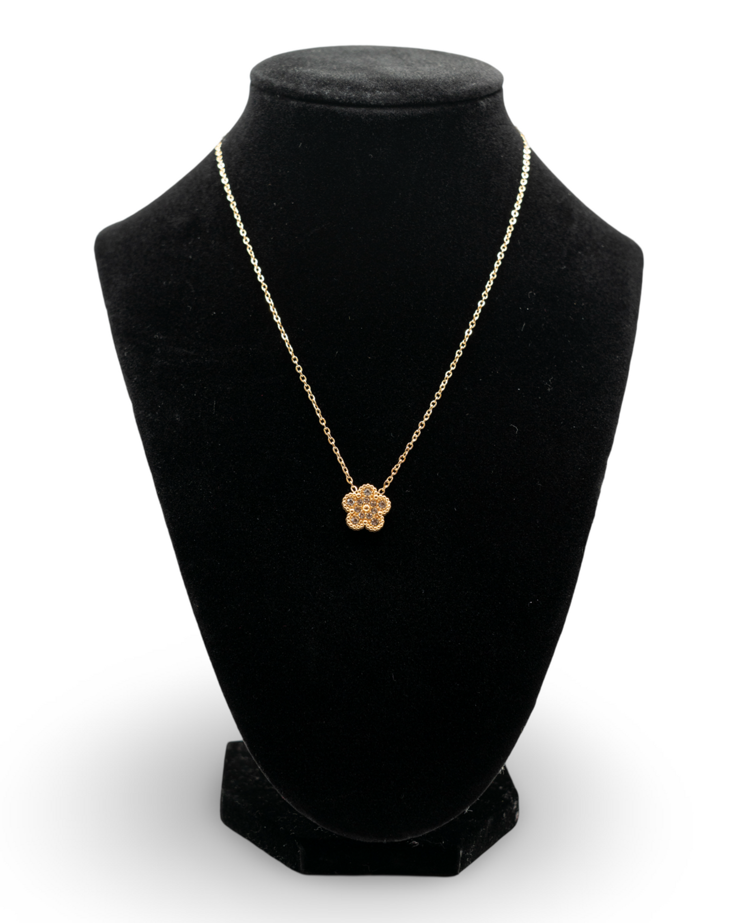 Necklace Five-Leaf Clover Flower