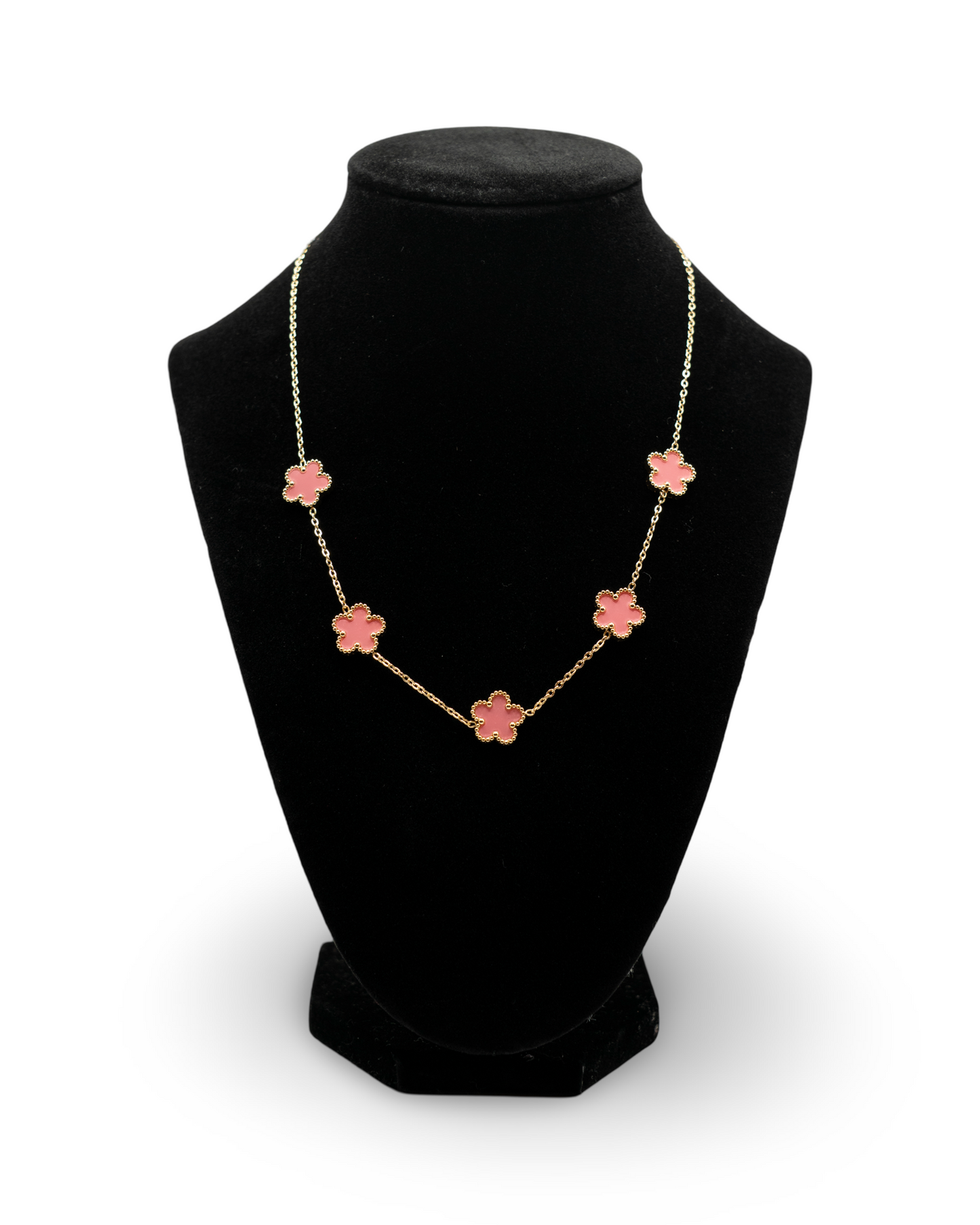 Necklace Five-Leaf Clover Flower