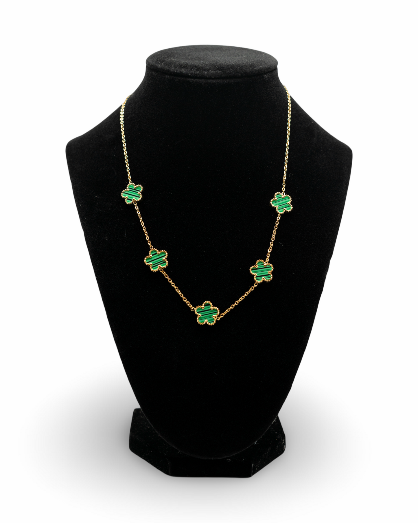 Necklace Five-Leaf Clover Flower