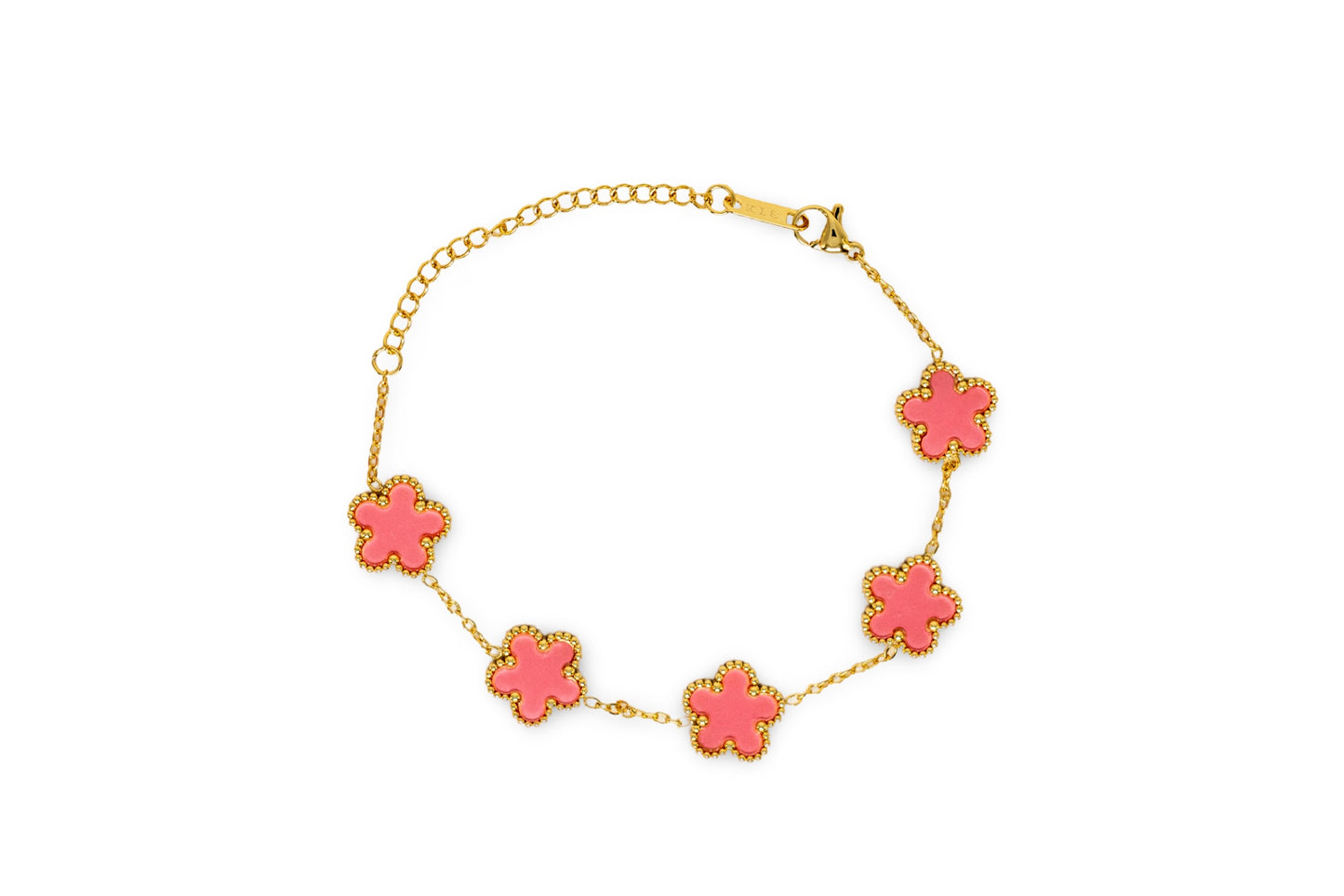 Bracelet Five-Leaf Clover Flower