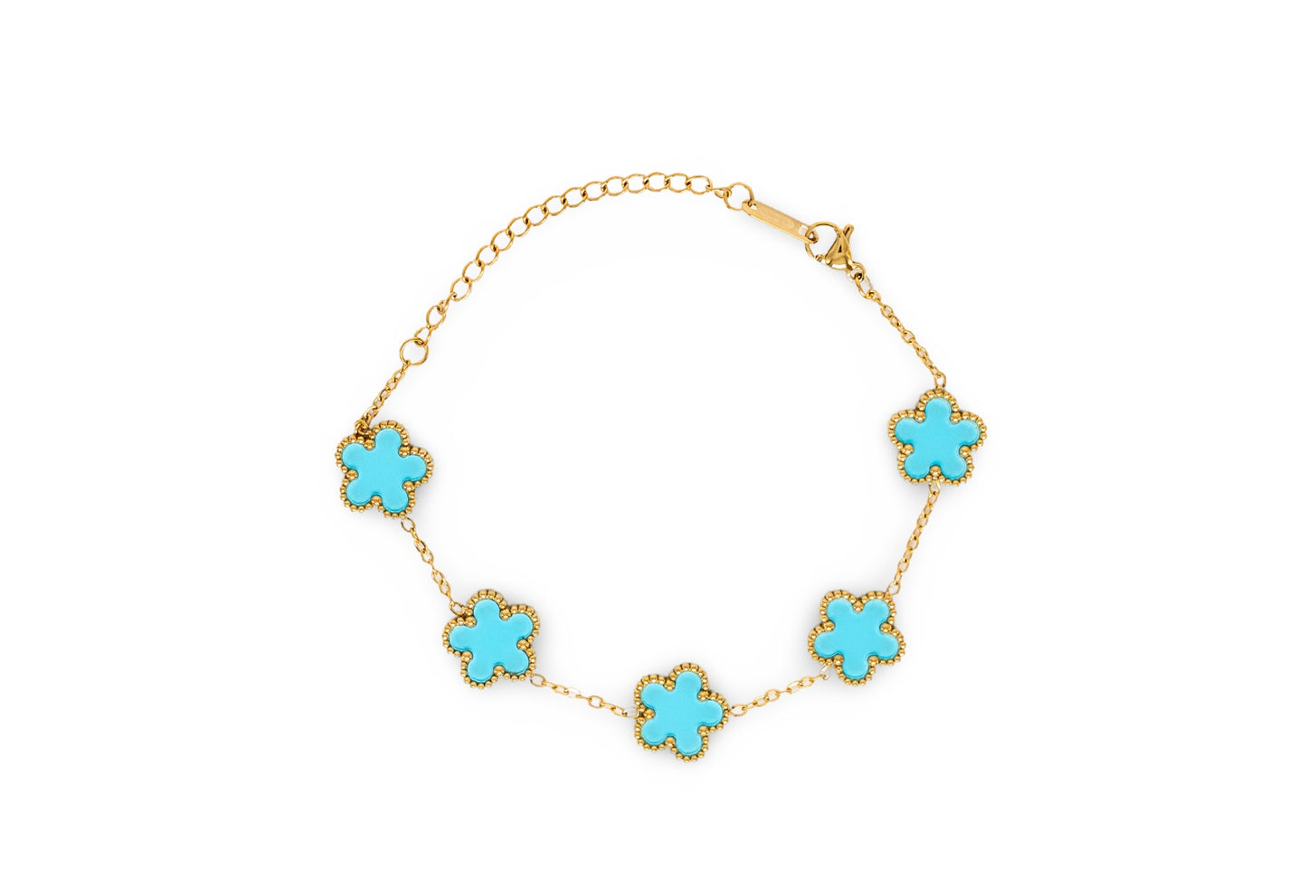Bracelet Five-Leaf Clover Flower