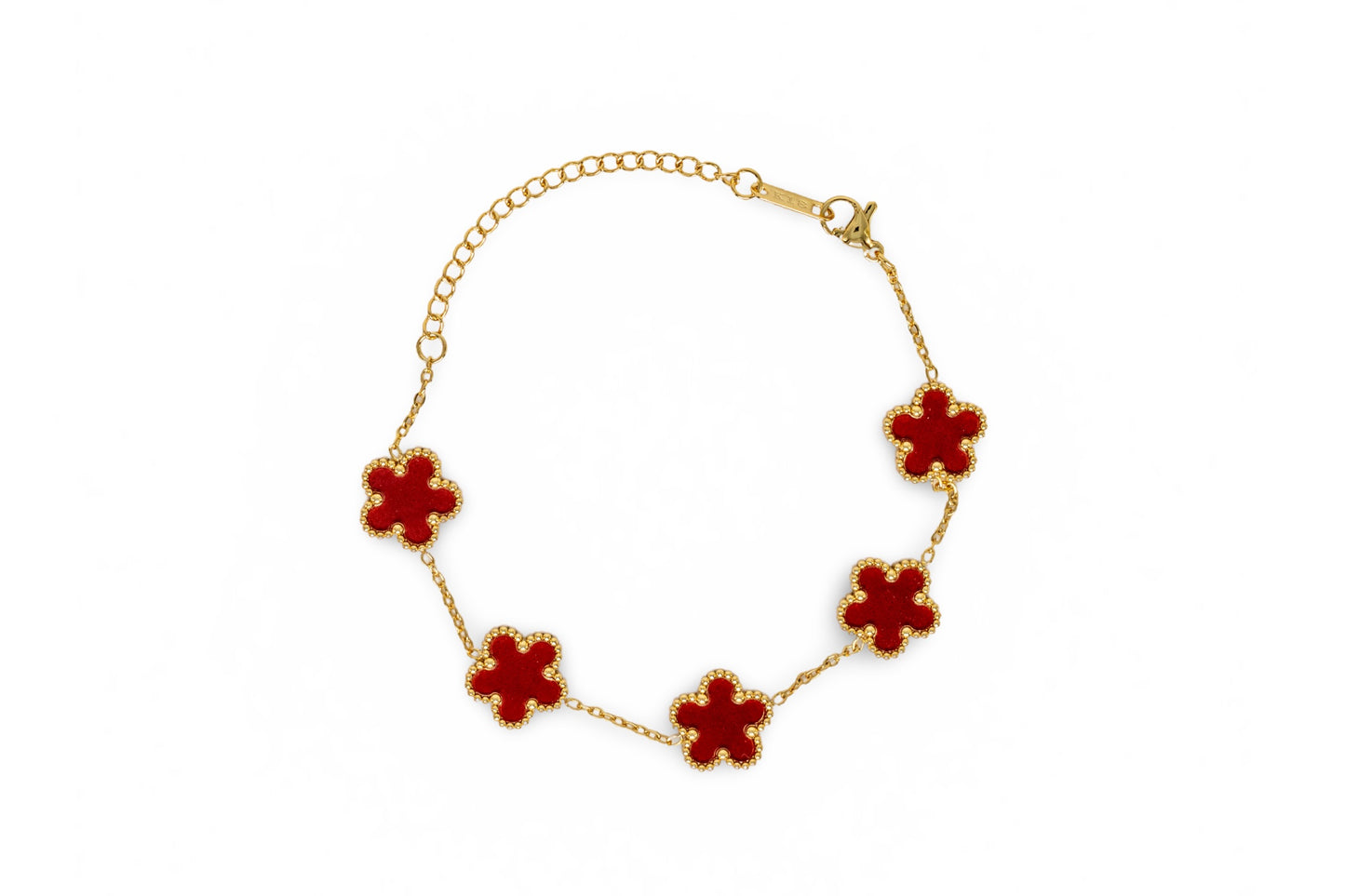 Bracelet Five-Leaf Clover Flower