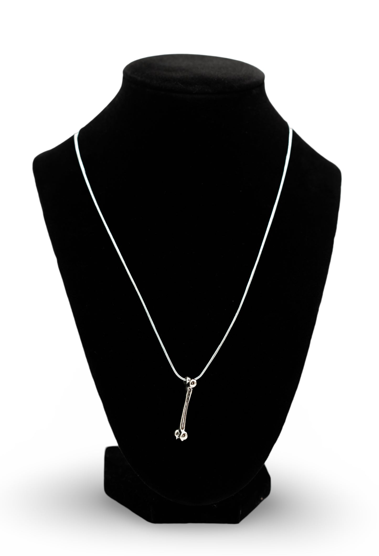 Necklace Silver Bone