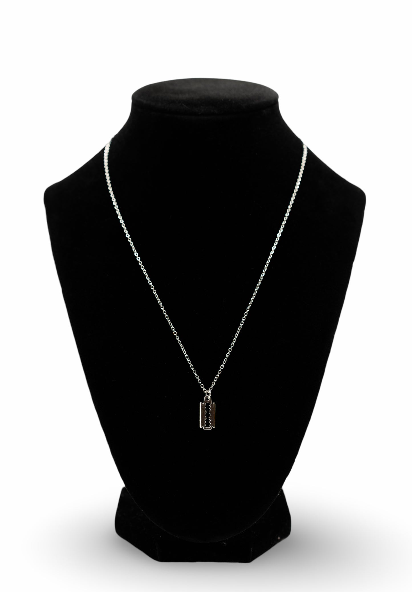 Necklace Silver Razor