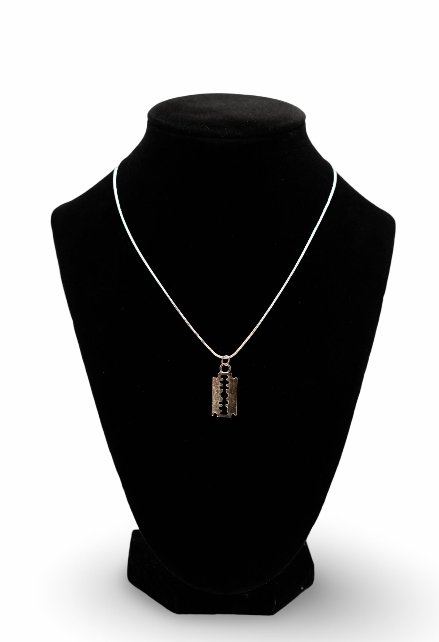 Necklace Silver Razor