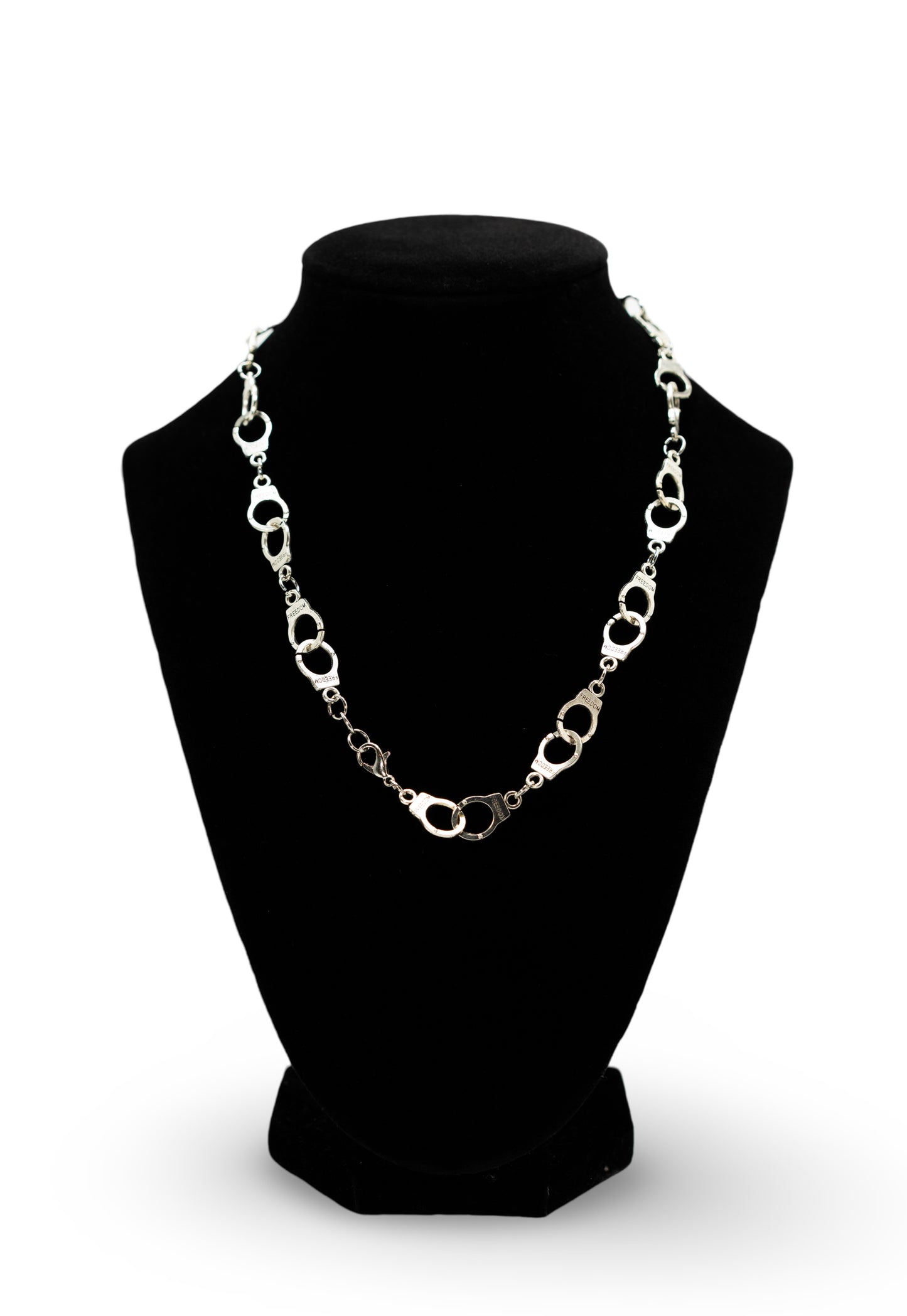 Necklace Silver Handcuffs