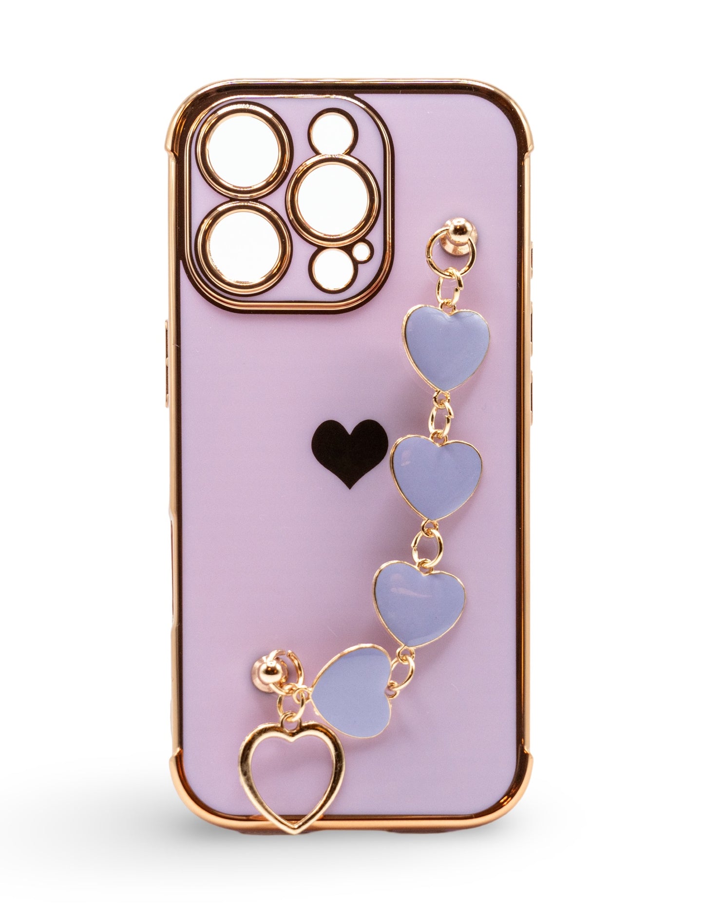 iPhone Silicone Case with "Hearts" Hand Strap