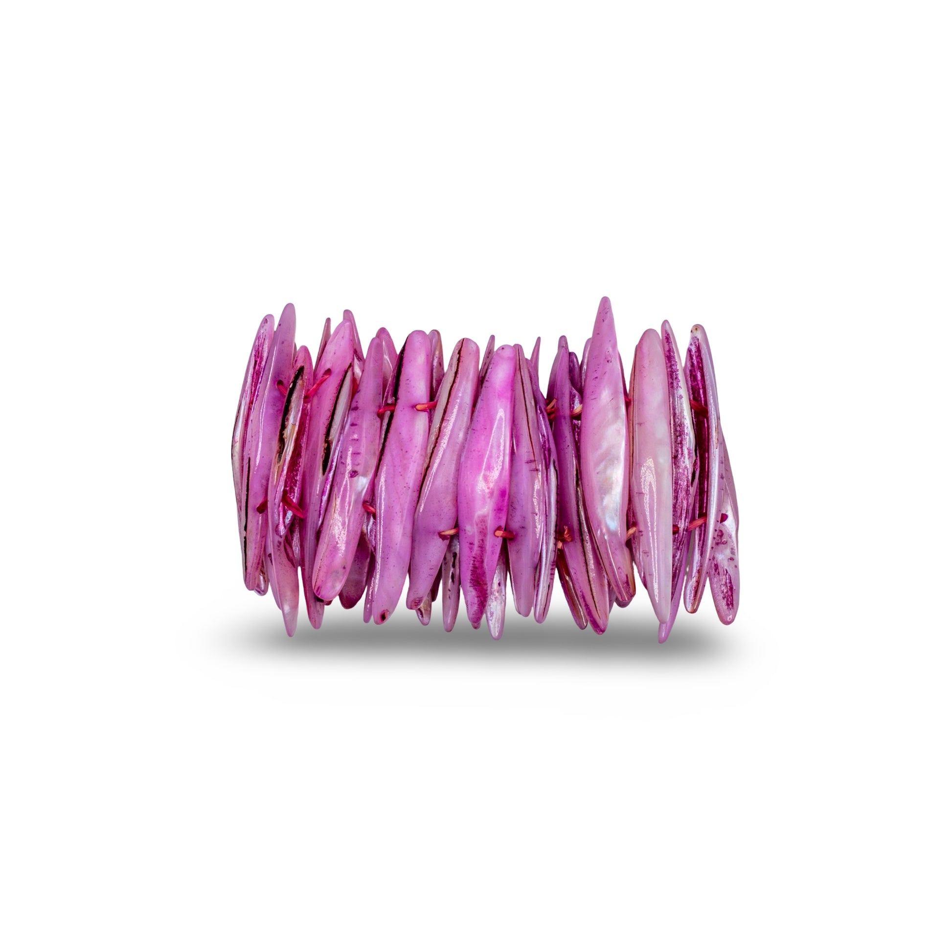 Pink bracelet with a unique design