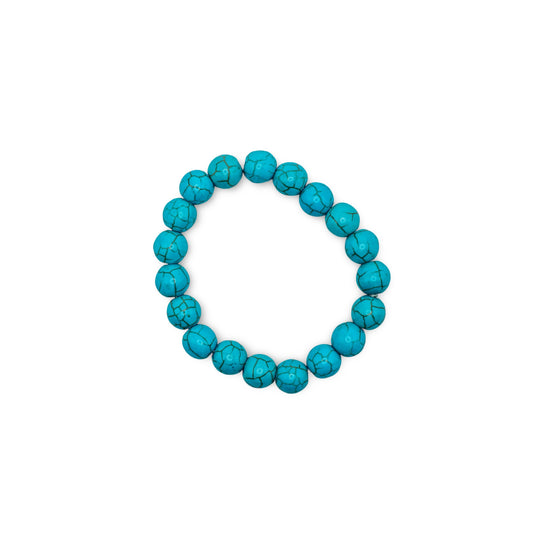 Turquoise beaded bracelet